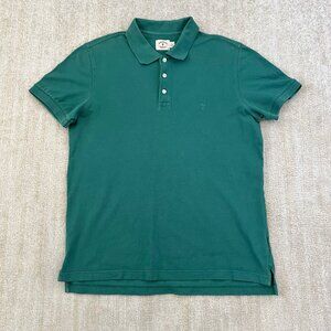 Brooks Brothers Red Fleece Green Short Sleeve Polo Shirt L